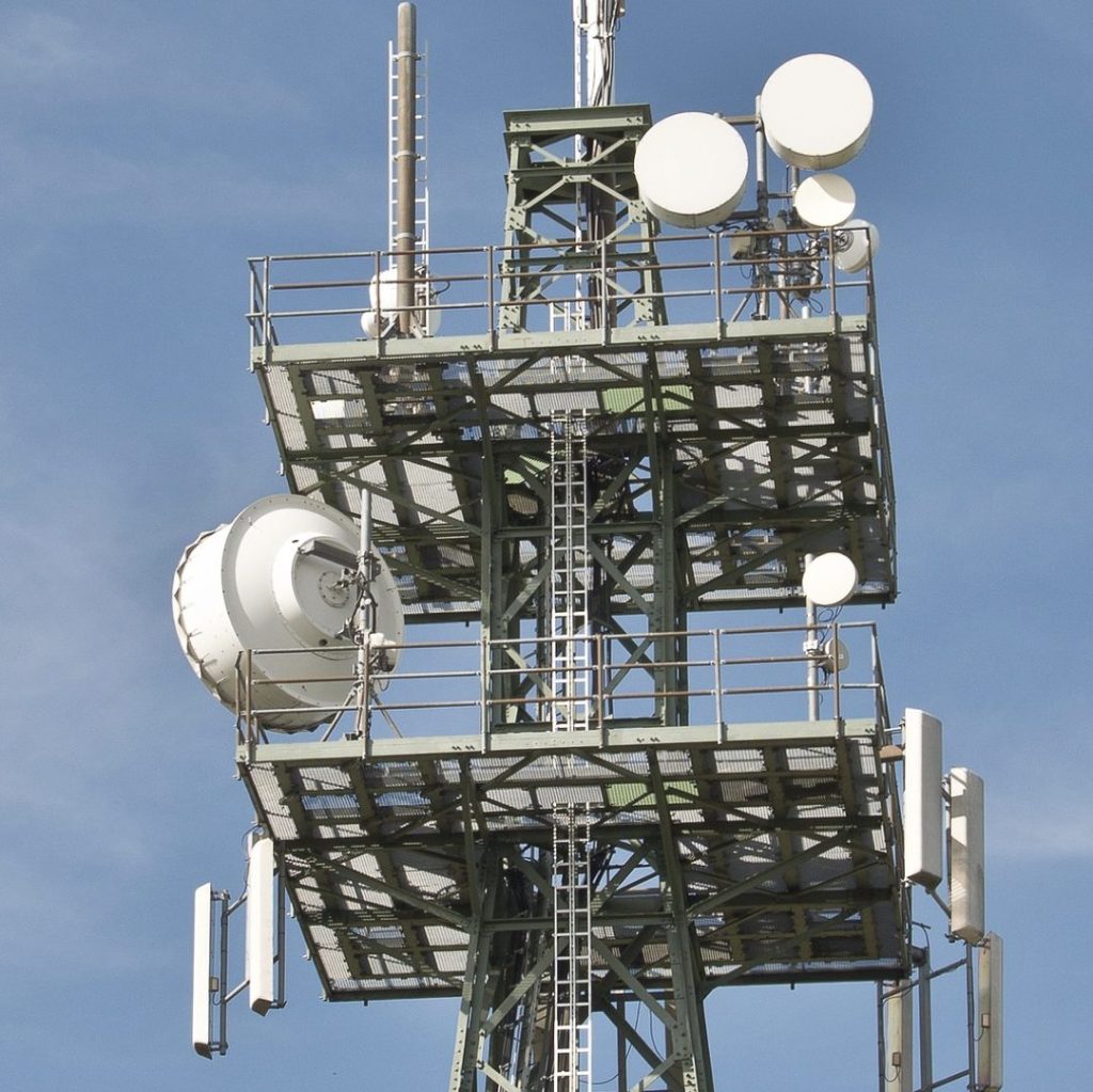 telecommunications tower for mobile phones
