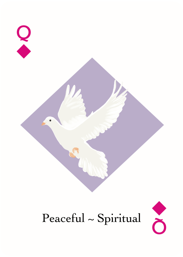 Queen Diamonds EK Playing Cards